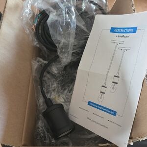 LuxeBeam Adjustable Pendant Light